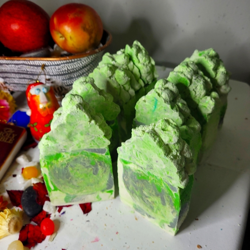 2 patchouli scented with loofah soap bars - Picture 16 of 16